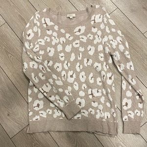 Animal Print Sweater